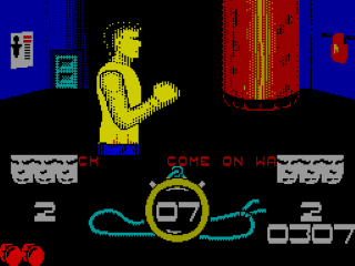 Street Cred Boxing screenshot 3 for ZX Spectrum